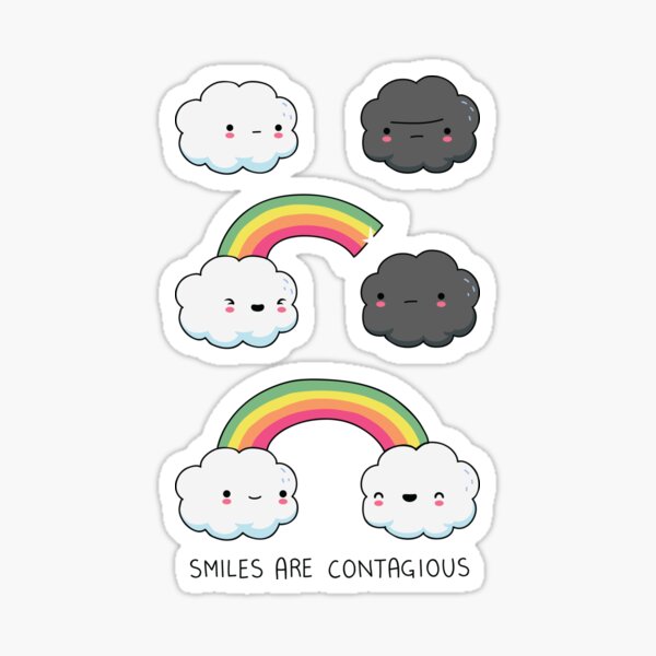 Smiles are contagious Sticker