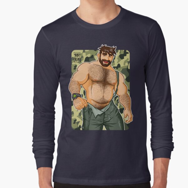 ADAM LIKES DUNGAREES - CAMOUFLAGE Long Sleeve T-Shirt