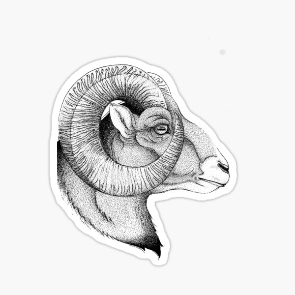 Item preview, Ram designed and sold by Lilianna Dmytrek.
