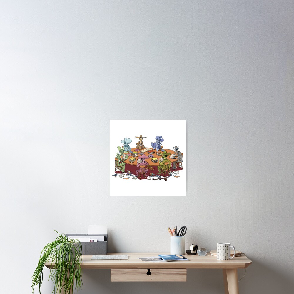 Cowboys read books Poster