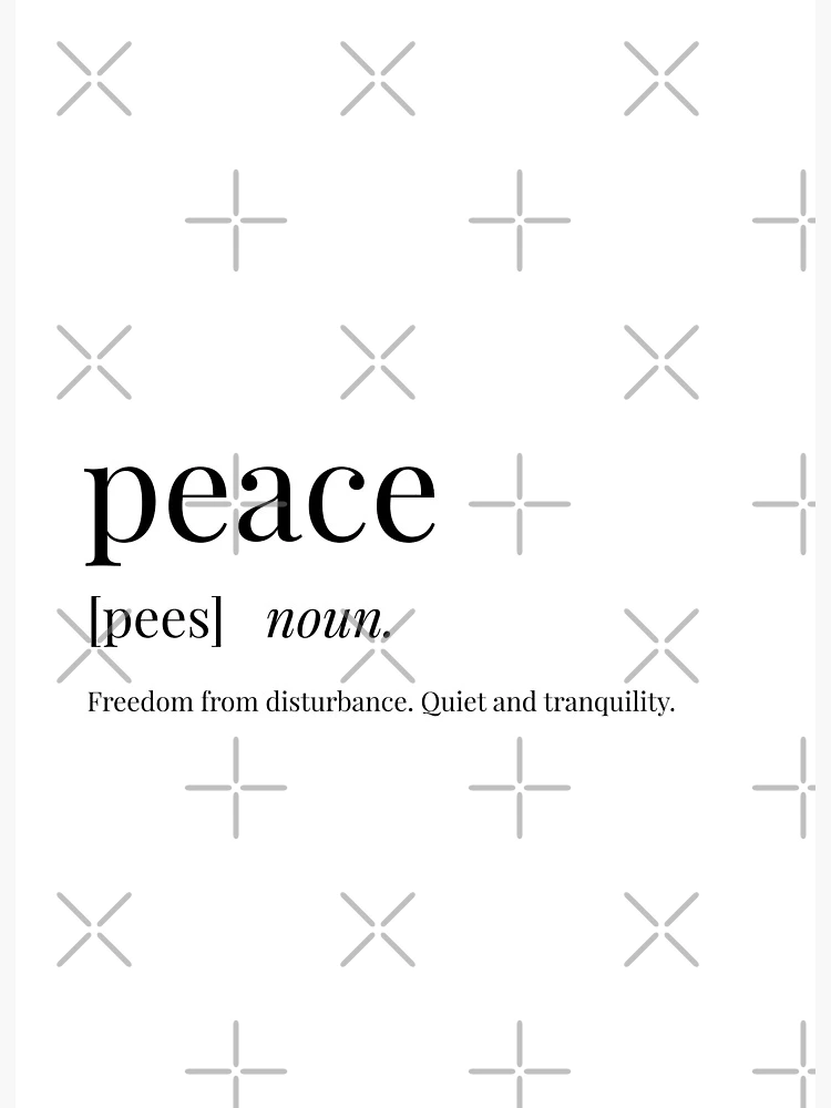 Peace Definition