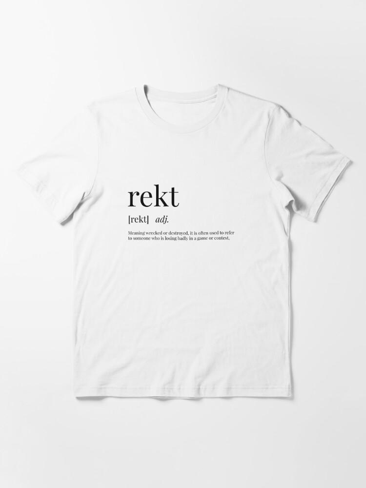 Rekt Definition Poster for Sale by definingprints