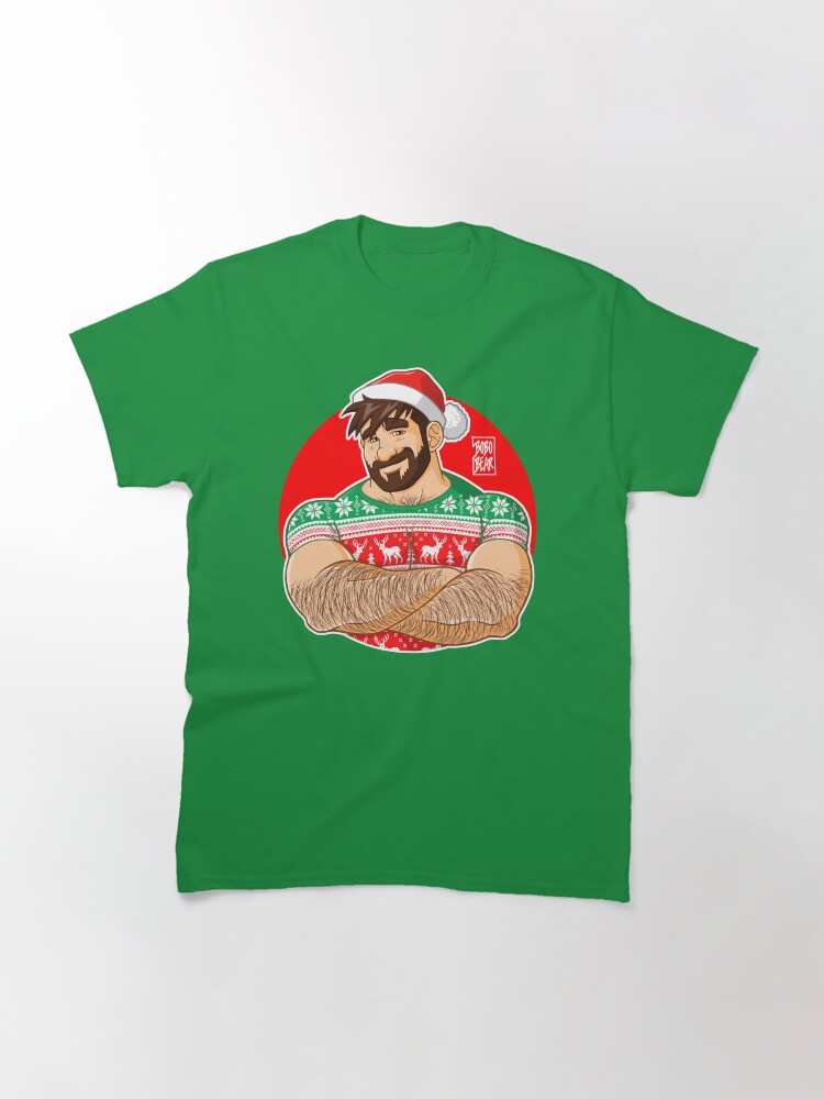 Thumbnail 3 of 7, Classic T-Shirt, ADAM LIKES CROSSING ARMS AT XMAS PARTIES designed and sold by bobobear.