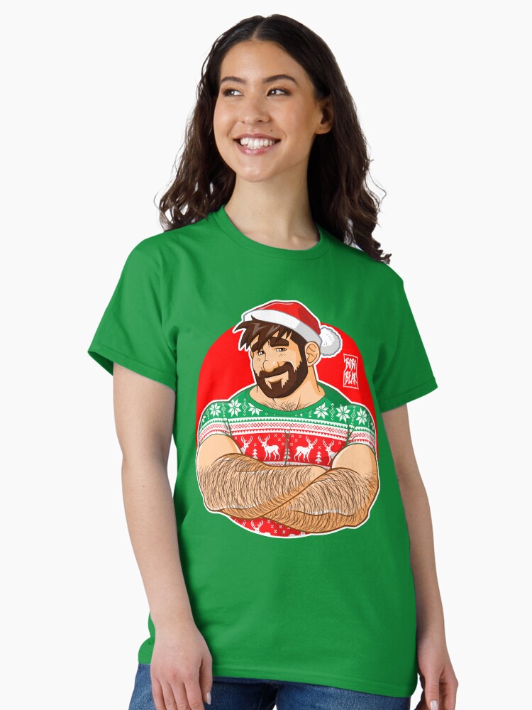 Thumbnail 2 of 7, Classic T-Shirt, ADAM LIKES CROSSING ARMS AT XMAS PARTIES designed and sold by bobobear.