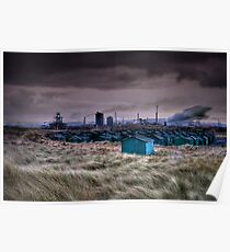 A Grey Day for Steel on Teesside Poster