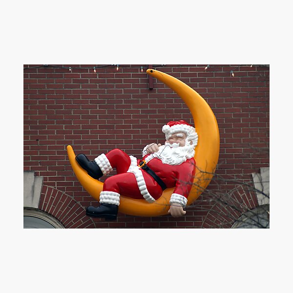 Item preview, Santa Baby Riding on the Moon designed and sold by Michael McCasland.