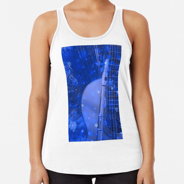 Musical Snowflakes Racerback Tank Top