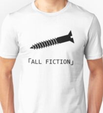 「ALL FICTION」 Slim Fit T-Shirt