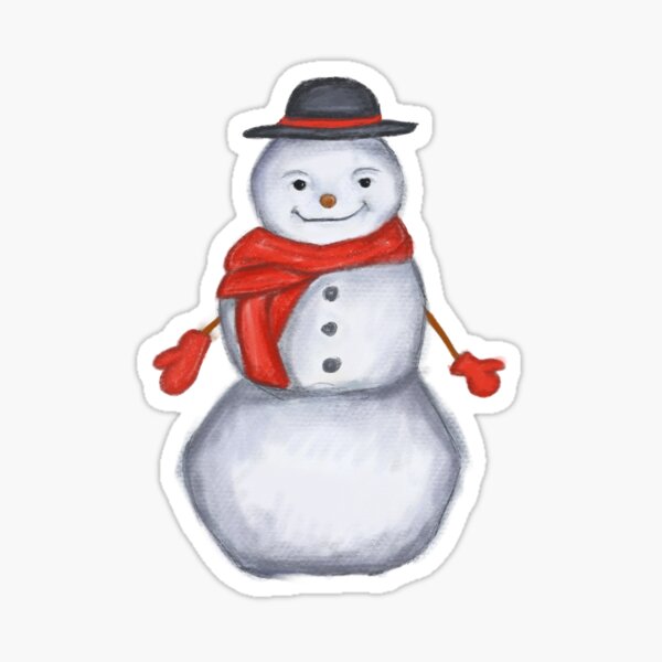 Snowman Jack Frost Sticker