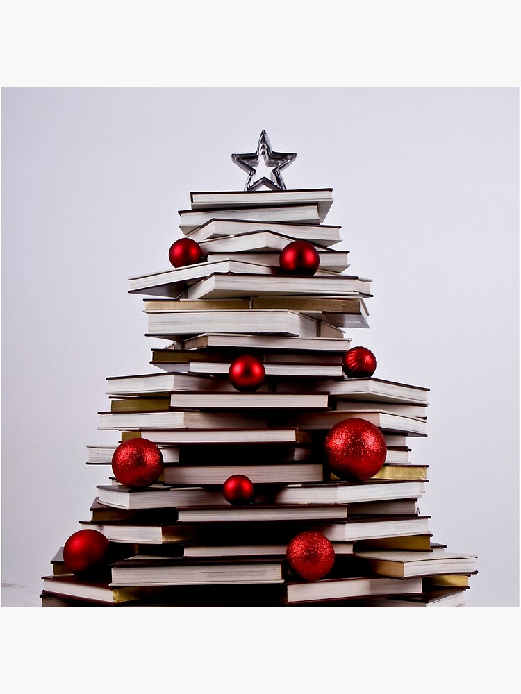 Thumbnail 4 of 4, Pillow, XMAS BOOK TREE ~ OMG Sold "198 " of these YAY !!! designed and sold by Ninasphotos.