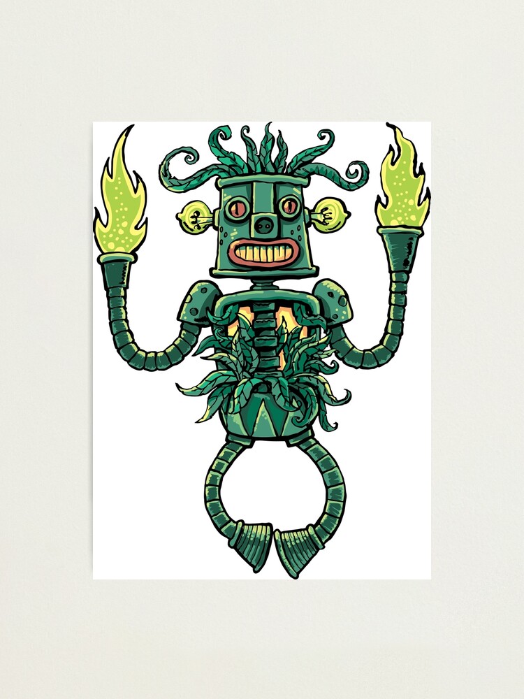 Alternate view of Robot Ecologist Attack Photographic Print