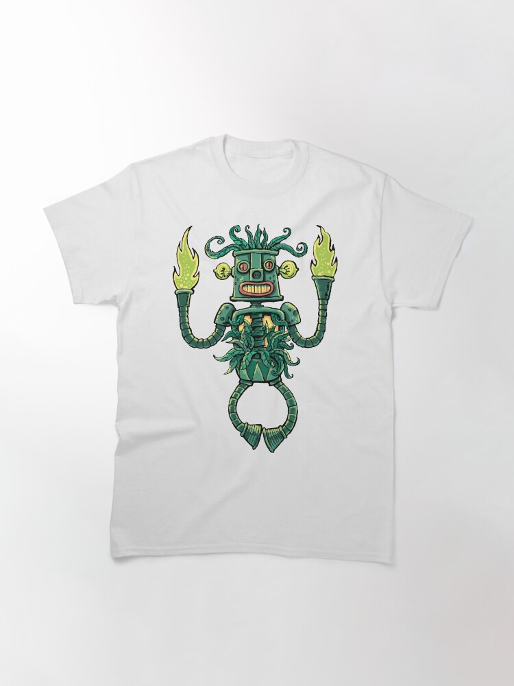 Alternate view of Robot Ecologist Attack Classic T-Shirt