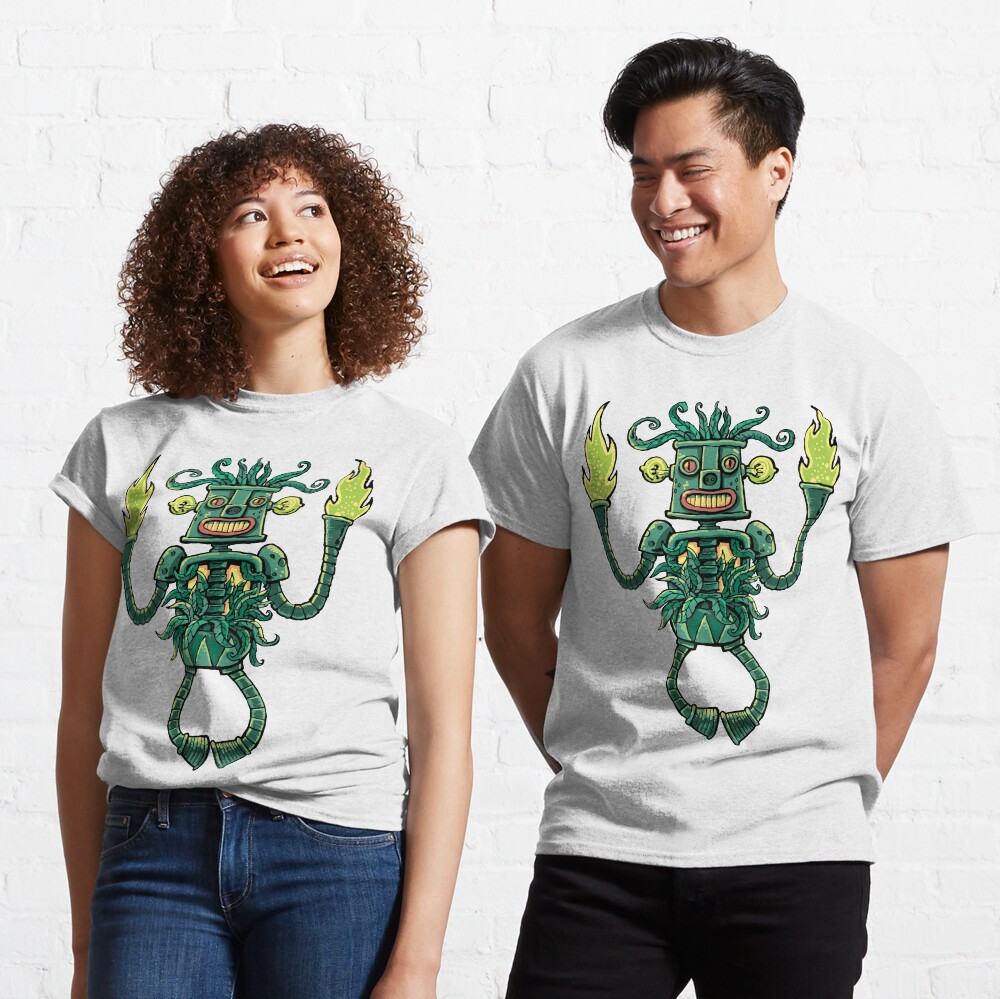Robot Ecologist Attack Classic T-Shirt