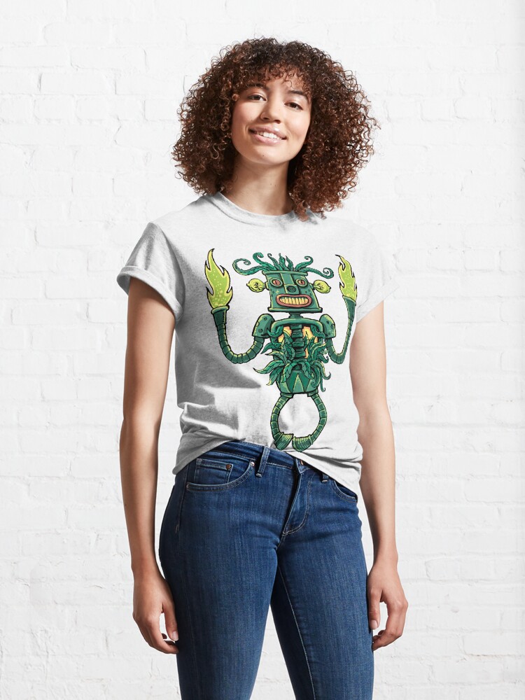 Alternate view of Robot Ecologist Attack Classic T-Shirt