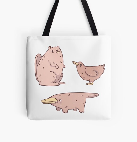 Platypus All Over Print Tote Bag