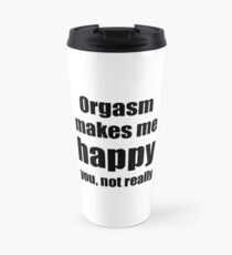 Orgasm Cocktail Lover Funny Gift for Friend Alcohol Mixed Drink Thermobecher