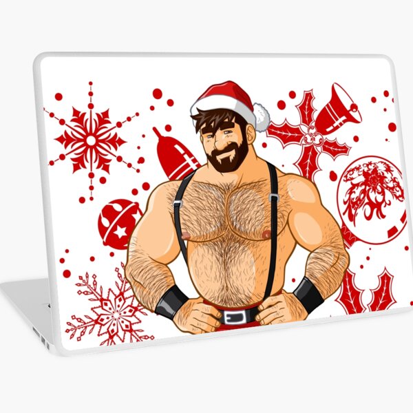 ADAM LIKES SANTA - RED XMAS Laptop Skin