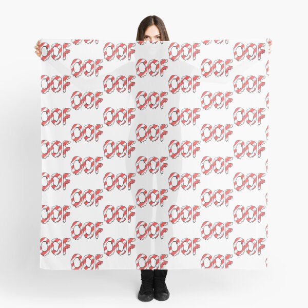 Candy Cane Slime Oof Scarf By Sockiethedoggo Redbubble - candy girl skin roblox girl