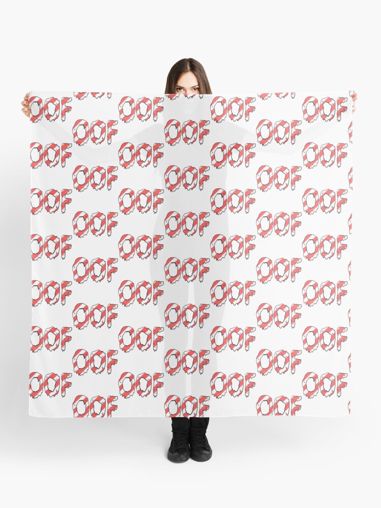 Candy Cane Slime Oof Scarf By Sockiethedoggo Redbubble - candy paint roblox
