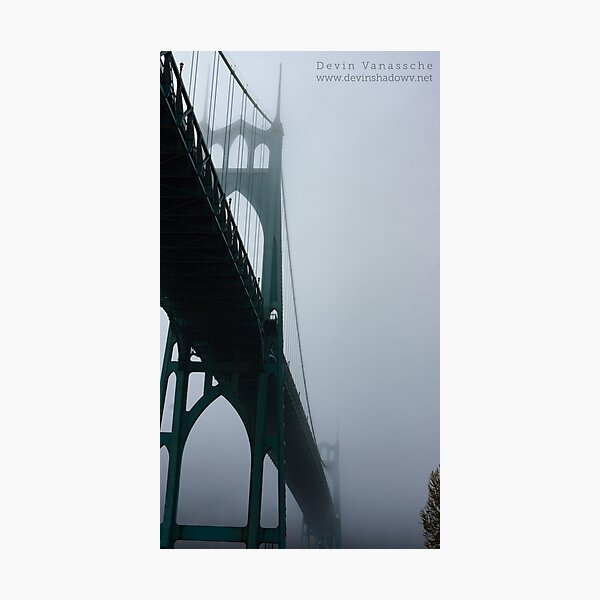 St. John foggy bridge Photographic Print