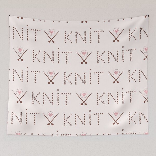 Item preview, Knitting hand lettering Trendy Handcrafts designed and sold by Limolida.