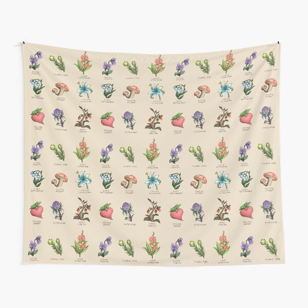 Legendary Flora Tapestry