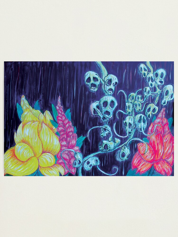 Alternate view of Floral Hellscape I Photographic Print