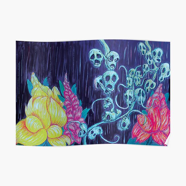 Floral Hellscape I Poster