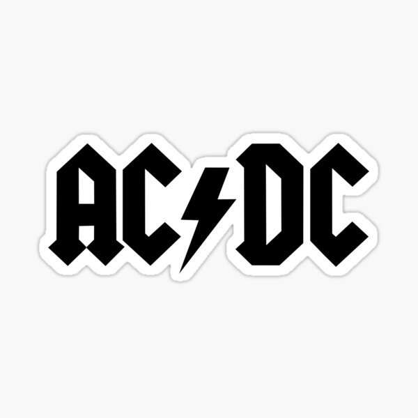 AC/DC stuff Sticker