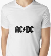 AC / DC-Sachen T-Shirt mit V-Ausschnitt für Männer
