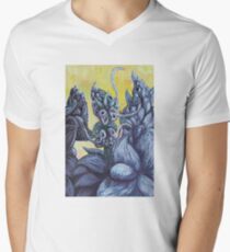 Floral Hellscape III V-Neck T-Shirt