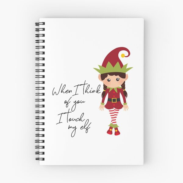 Item preview, When I Think Of You I Touch My Elf  designed and sold by ColorFlowArt.