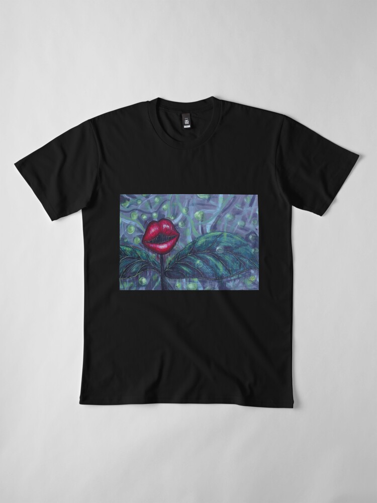 Alternate view of Floral Hellscape IV Premium T-Shirt