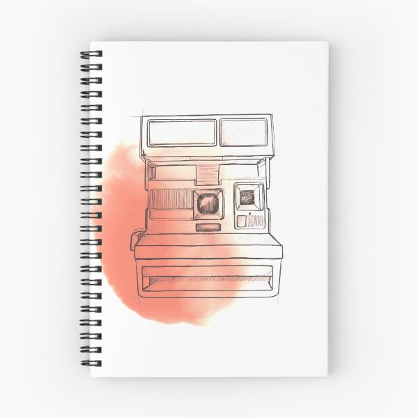 Item preview, watercolor splash instant polaroid camera illustration designed and sold by Addie Hanson.