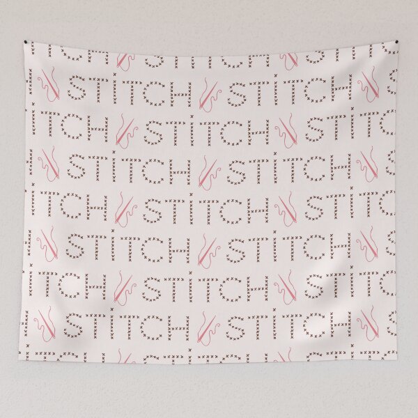 Item preview, Trendy Hand Craft Stitch lettering seamless pattern designed and sold by Limolida.