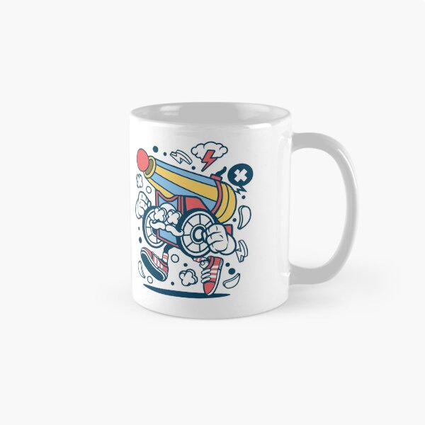 Item preview, Cannon Ball Run Cartoon Character - Fun graphic for people who like things a little crazy! designed and sold by Nickelparis.