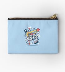 Cannon Ball Run Cartoon Character - Fun graphic for people who like things a little crazy! Studio Pouch