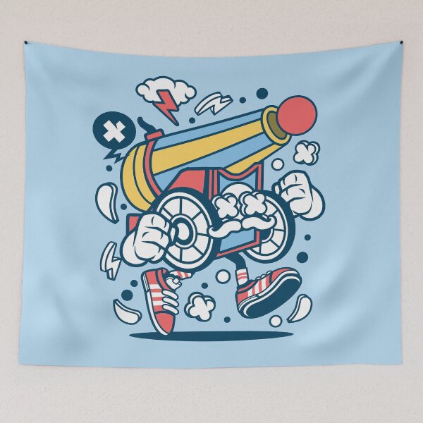 Item preview, Cannon Ball Run Cartoon Character - Fun graphic for people who like things a little crazy! designed and sold by Nickelparis.