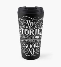 Taza de viaje Somos todas historias al final.