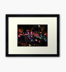 Night in the Sunken Garden(2) Framed Print