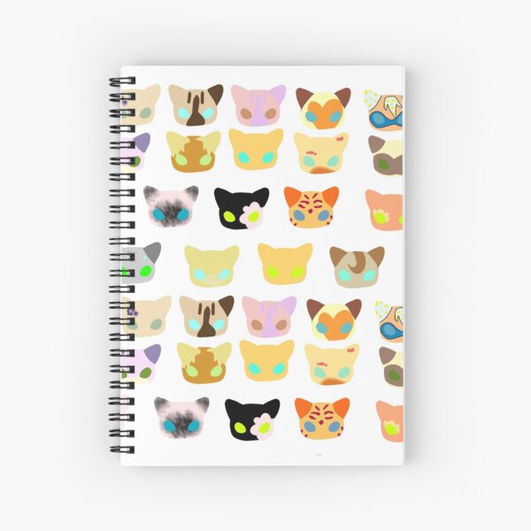 Lps Tube Mascot Group Spiral Notebook By Alicelps Redbubble - littlest pet shop cat in your pocket roblox