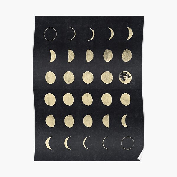 Moon Phases Poster