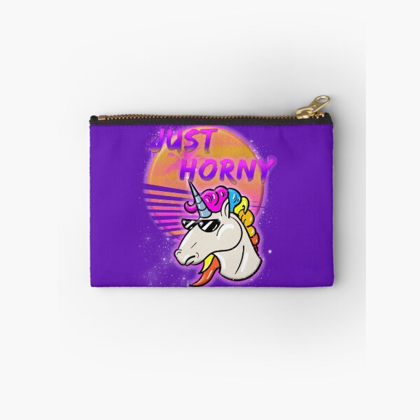 Item preview, Just Horny Unicorn with Sunglasses in the 80s of Miami designed and sold by KareemoDee.