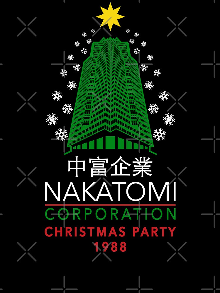 Nakatomi-Plaza Christmas Party Snowflake T-Shirt