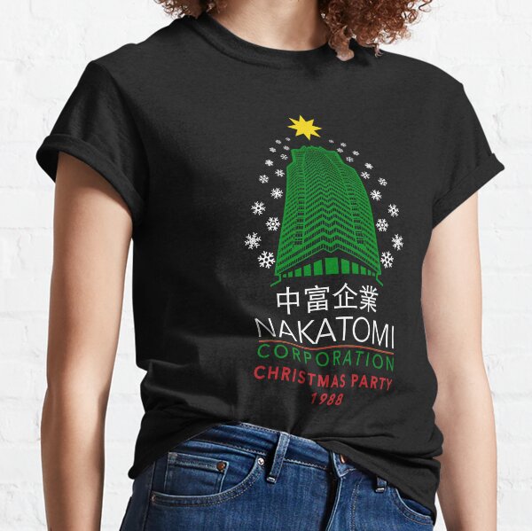 Nakatomi Corporation Christmas Party Snowflake Tower Classic T-Shirt