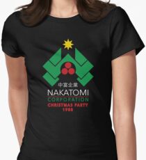 Nakatomi Corporation - Christmas Party Women's Fitted T-Shirt