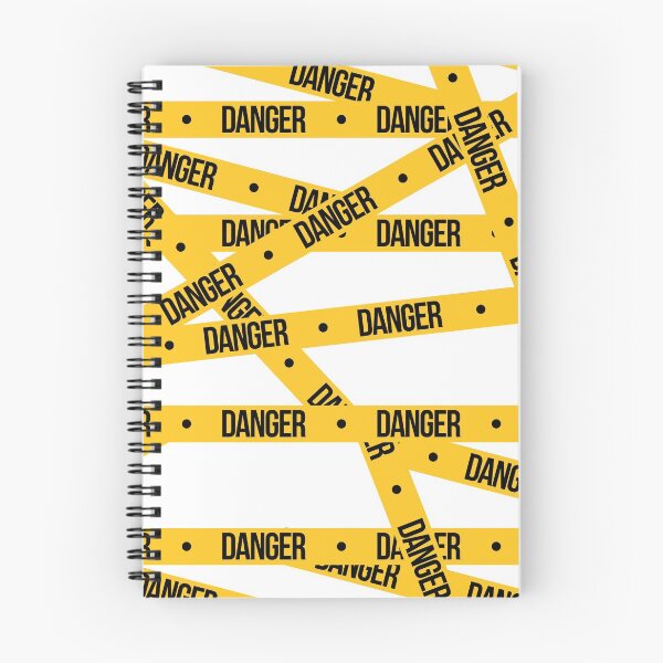 Item preview, The tape "Danger" white pattern designed and sold by Kirill Berbetch.