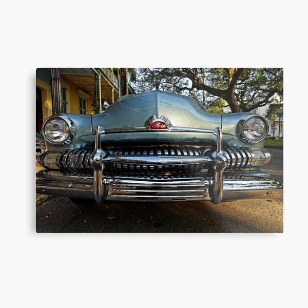 Vintage Mercury in the French Quarter of New Orleans Metal Print