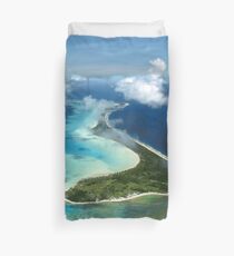 Bora Bora Island: South Pacific Paradise Duvet Cover