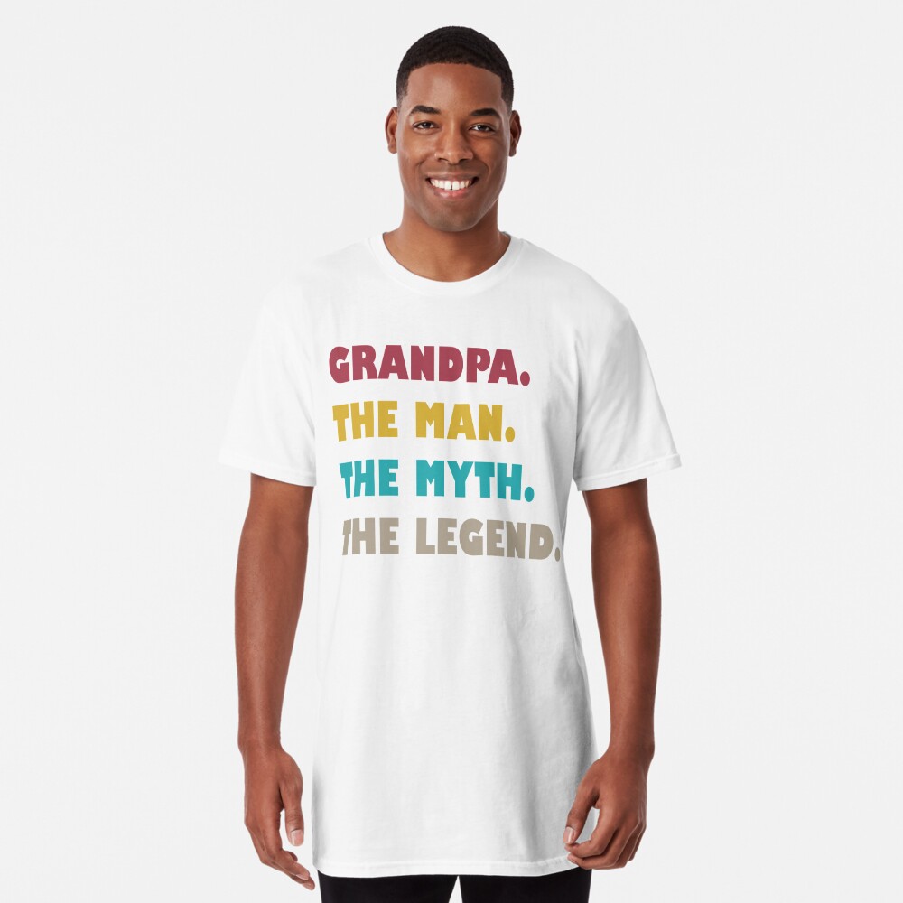 Grandpa Shirt for Grandpa The Man The Myth The Legend Grandpa T Shirt  Fathers day Gift Husband Gift Grandpa Gift Funny T shirts Essential T-Shirt  for Sale by KingoC